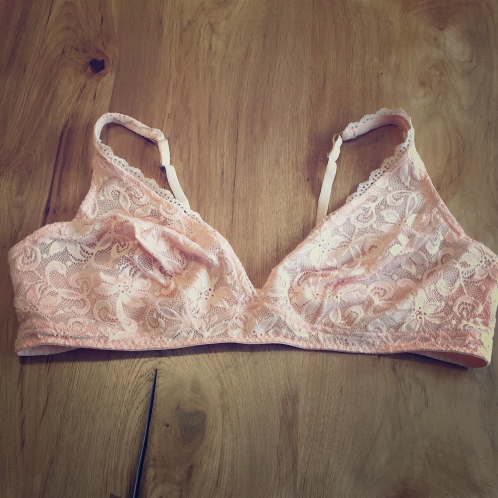 Adore Me light pink bralette